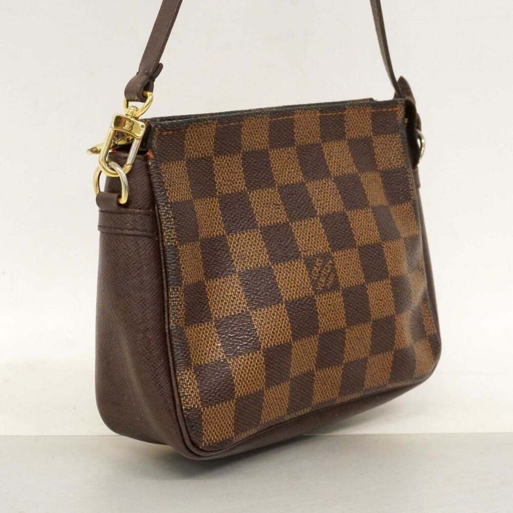 Louis Vuitton Damier Trousse Makeup Bag/Pouch N51982 Ebene (Women's) - Picture 2 of 12